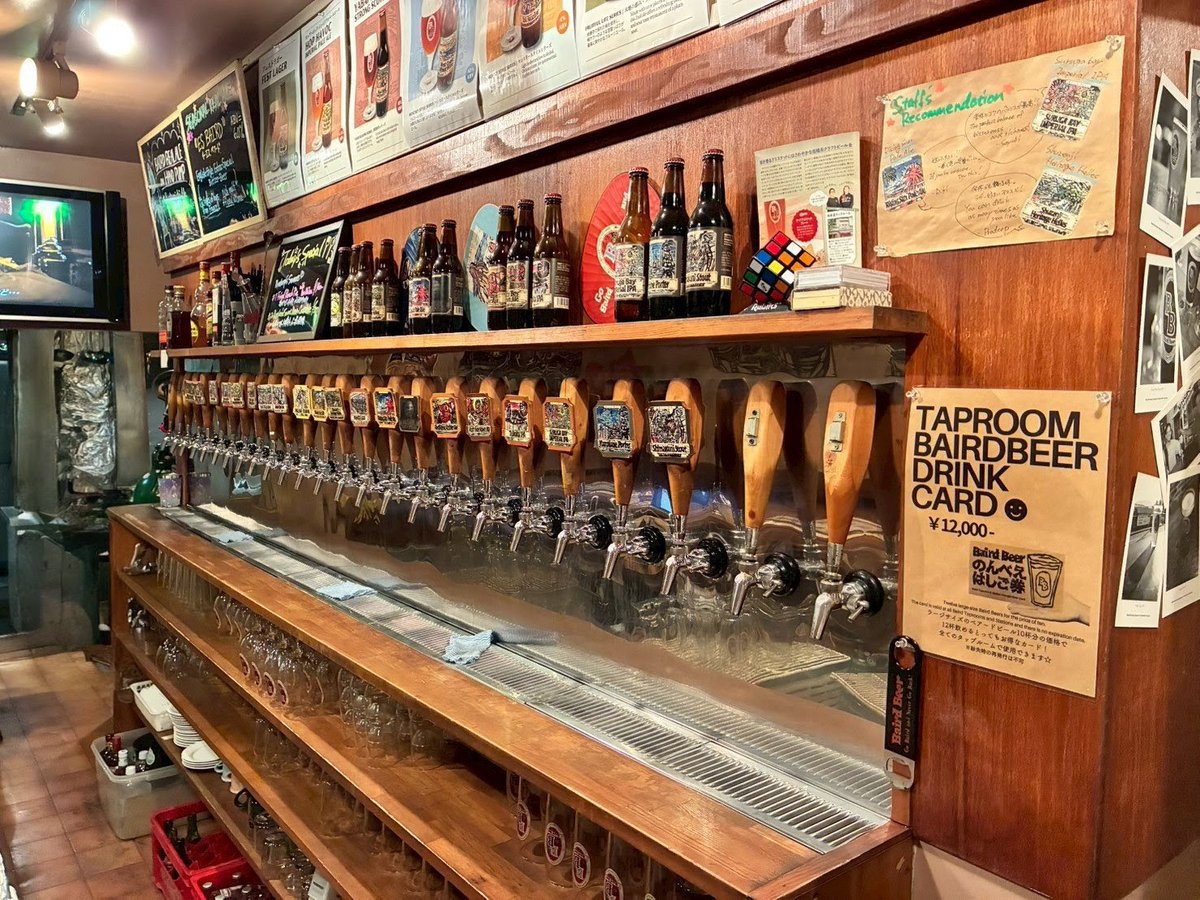 LifeSnufkin's tweet photo. I spent a wonderful time at my favorite place last night.🍻
昨夜は大好きな場所で大切な時間を過ごしました🍻
#BairdBeer
#Bashamichi
#Taproom https://t.co/2RFFrHa9BK