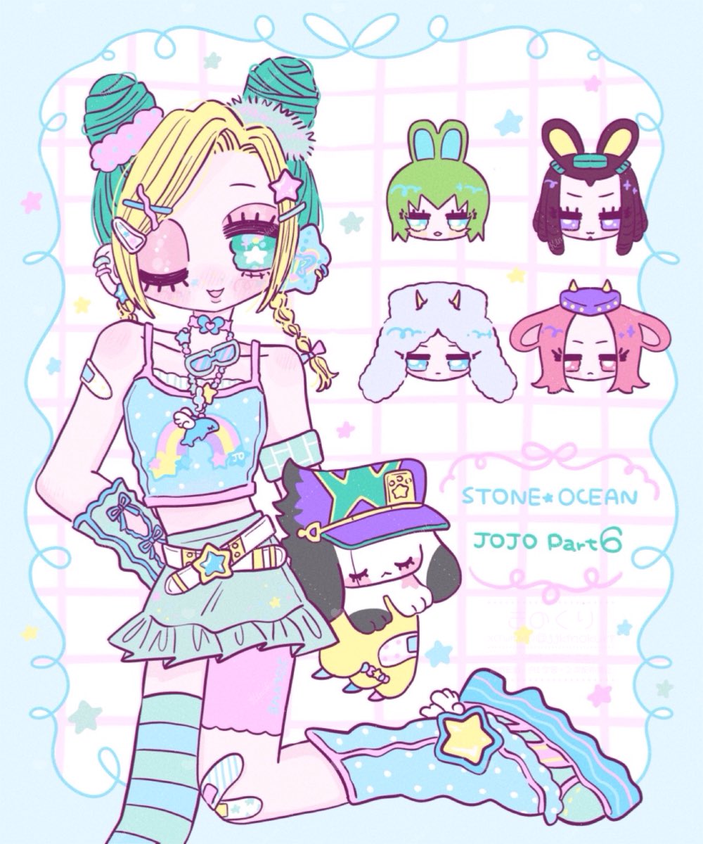 jjkinokuri's tweet image. 6️⃣🌈🐬🎀⭐️🦋🐰