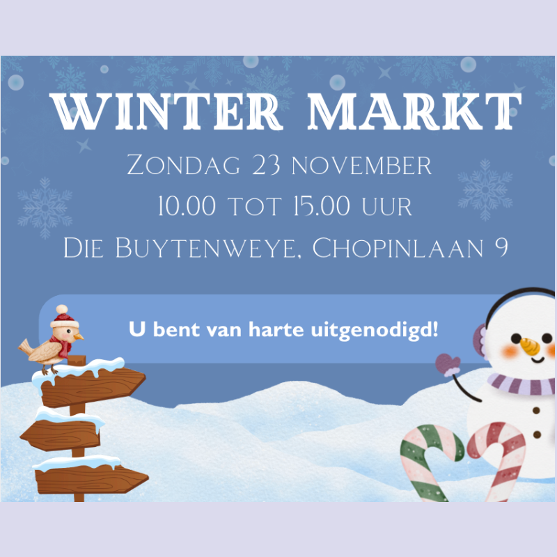 De winter komt eraan! ❄️ Op 23 nov. van 10-15 uur is de wintermarkt in Die Buytenweye ☃️ Kom langs voor gezellige marktkraampjes, kinderactiviteiten en een leuke fotohoek 🛷 Warm je op en geniet van de winterse sfeer! #pietervanforeest #wintermarkt #gezelligheid #pvf