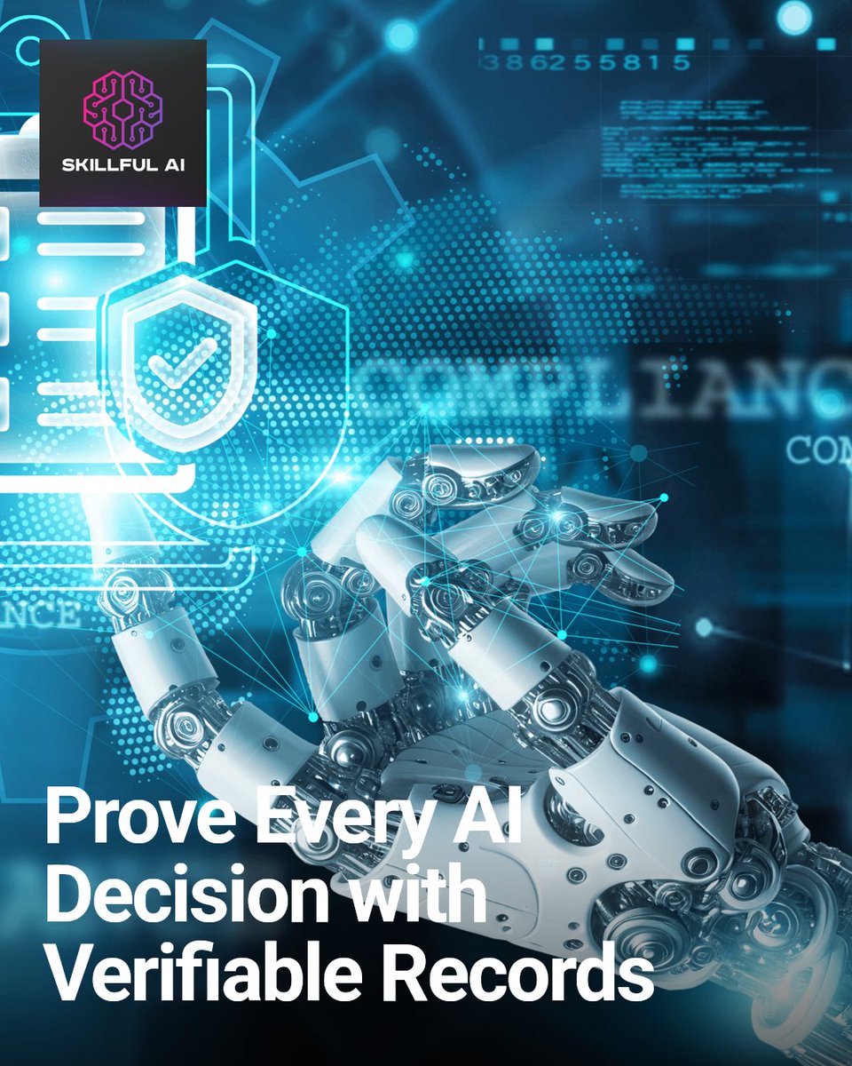 If a system makes a decision, you should be able to prove how and why it happened

 Skillful AI agents log every action with verifiable records tied to your business rules. Trace decisions, prove adherence, audit workflows

Build AI that you can trust → app.skillfulai.io