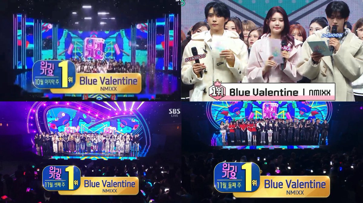 NMIXX's Music Show wins:

Love Me Like This - 🏆
DASH - 🏆🏆🏆🏆 
별별별 (See that?) - 🏆 🏆🏆
KNOW ABOUT ME - 🏆🏆🏆
Blue Valentine - 🏆🏆🏆🏆🏆🏆🏆🏆🆕