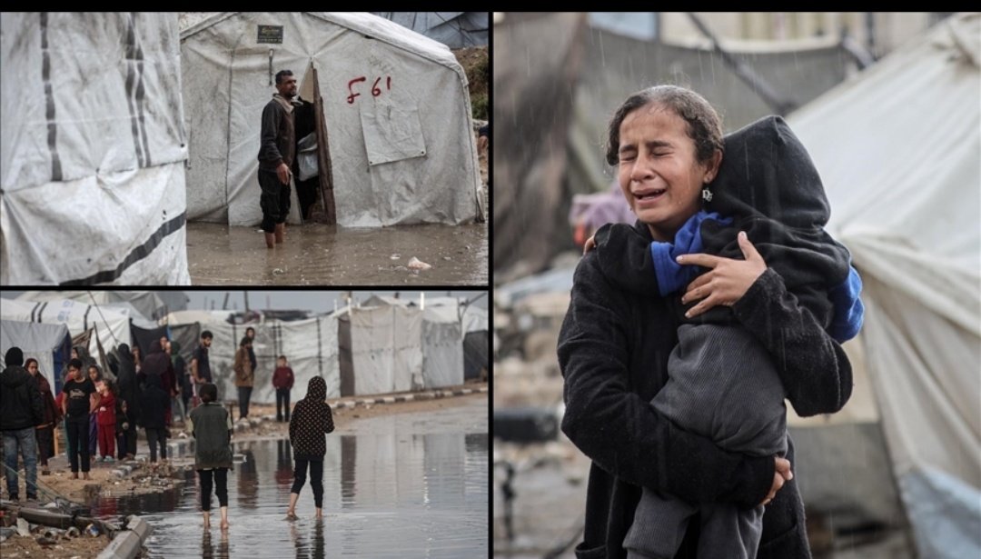 ❄️ “Gazze’ye Kış Geldi”
#WinterHasComeToGaza

📌 Soğuk, rüzgâr ve yağmur…
Bizler sıcak evlerimizdeyken Gazze’de binlerce kardeşimiz çadırlarda, çamur içinde, derme çatma barınaklarda hayata tutunmaya çalışıyor.
