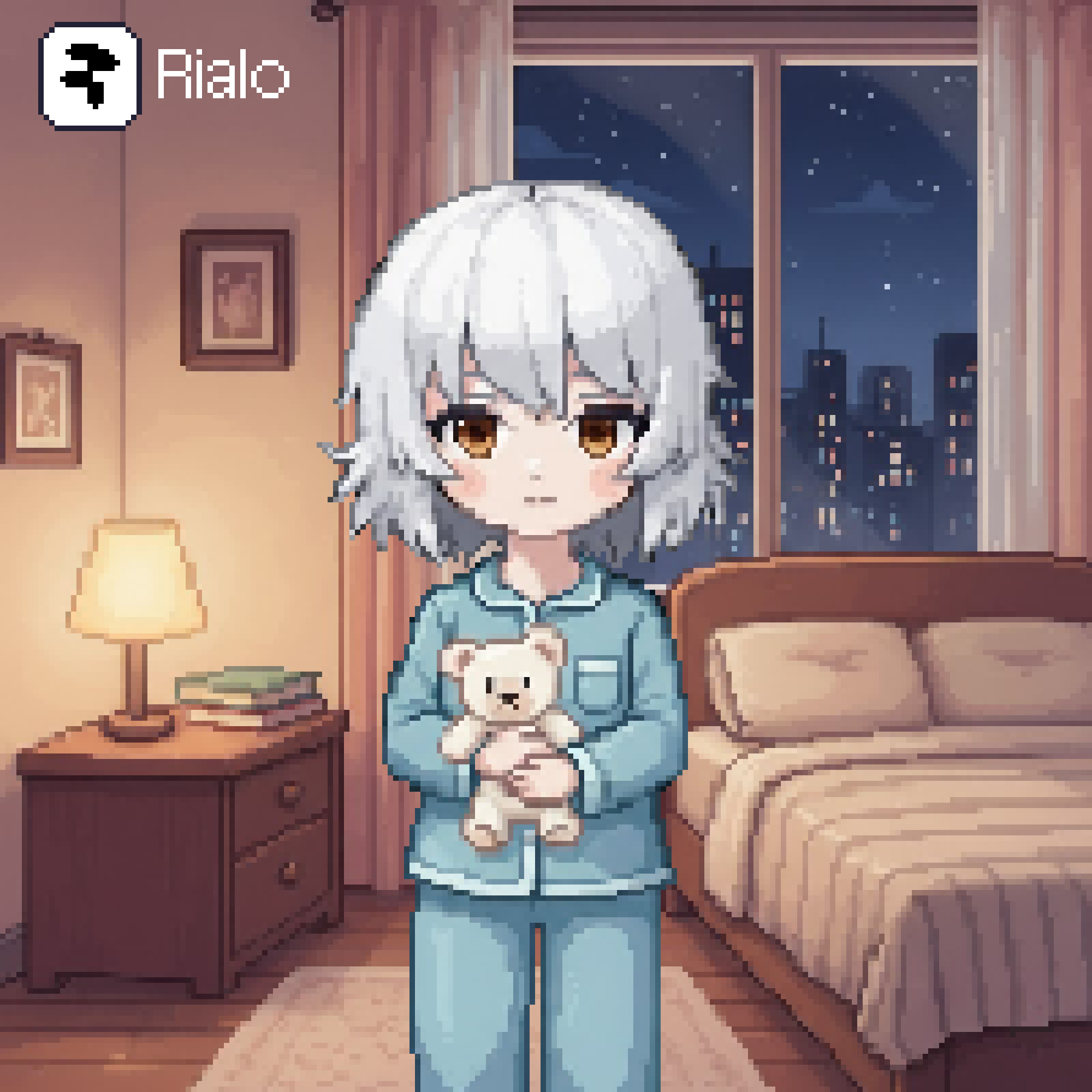 jamesnanox's tweet photo. Now it's a perfect picture of Luna in her bedroom. @RialoHQ https://t.co/iKgpRb9LY7