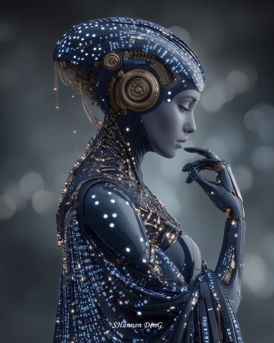 318shannon's tweet image. Data for silk, Logic for bone.
#Robotics #robotgirl #FutureTech #tech #cyber