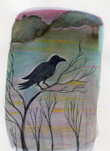 Waiting for the snow. #winteriscomingsoon #sundaytrees #nancycarlsonstudios