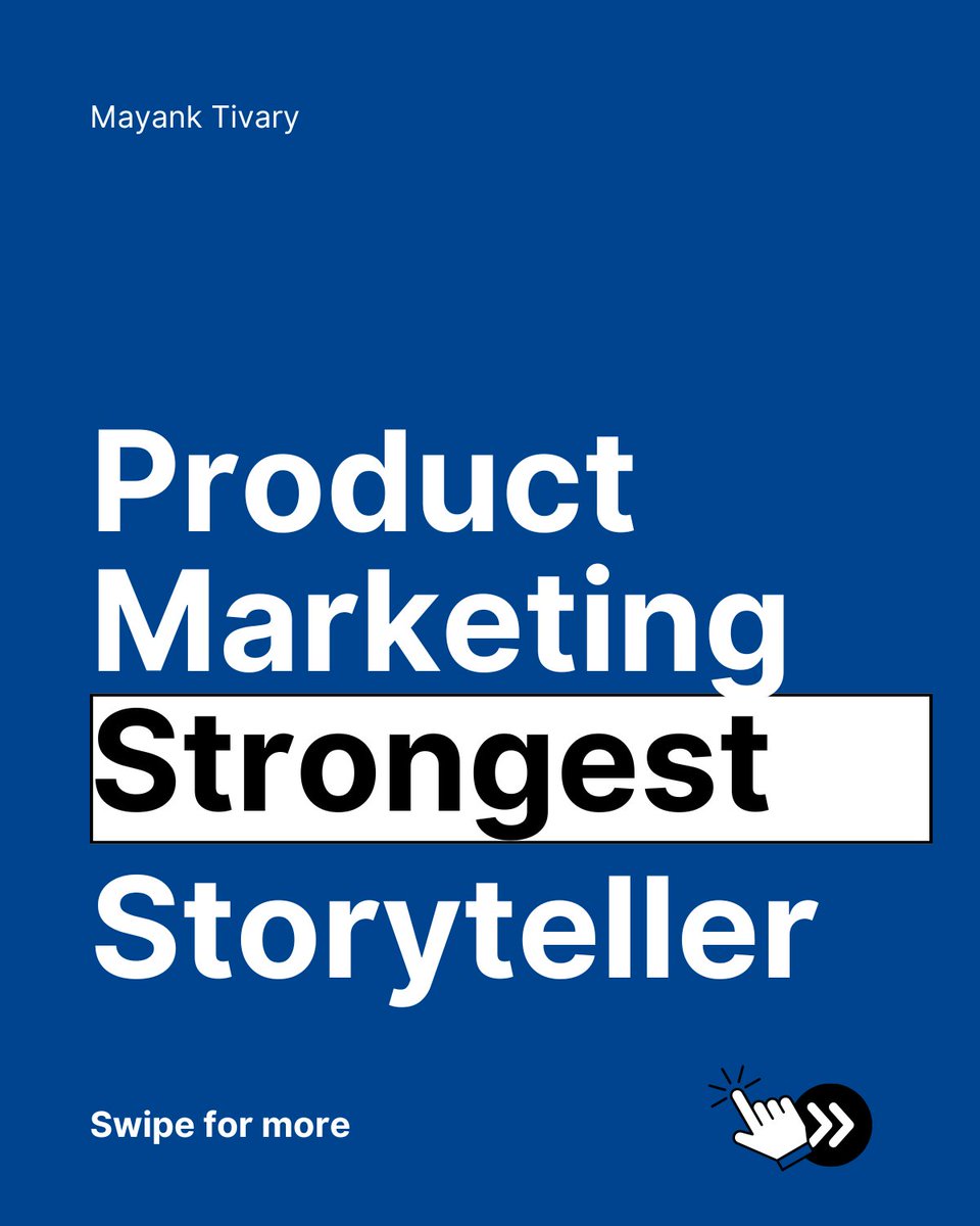 SocialRippleai's tweet photo. Product Marketing Strongest Storyteller https://t.co/OlaFwkfdoK