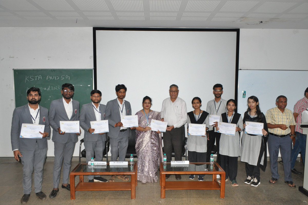 kstacademy's tweet image. Day 5 of the FDP concluded with sessions on Grant Proposal Writing, LaTeX-based research reporting &amp;amp; Bibliography Management, followed by the Valedictory.
A perfect wrap-up to 5 days of learning, skills, and research excellence! 🎓✨
#KSTA #GrantWriting #LaTeX #ResearchTraining