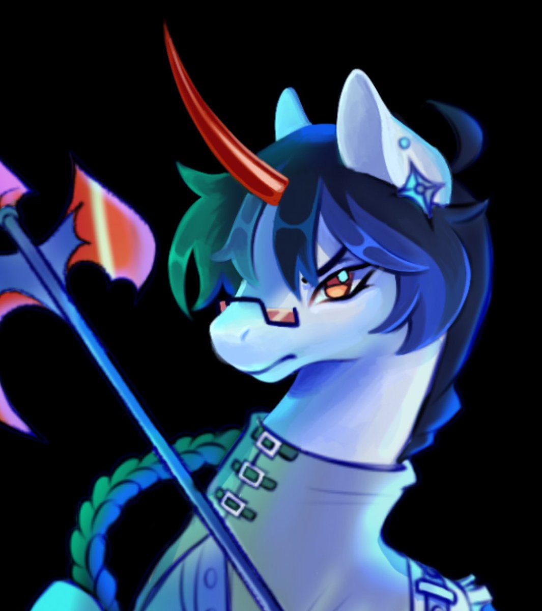 #WIP ✨ Having just the head rendered and nothing else yet always looks so silly
#mlp #mlpart