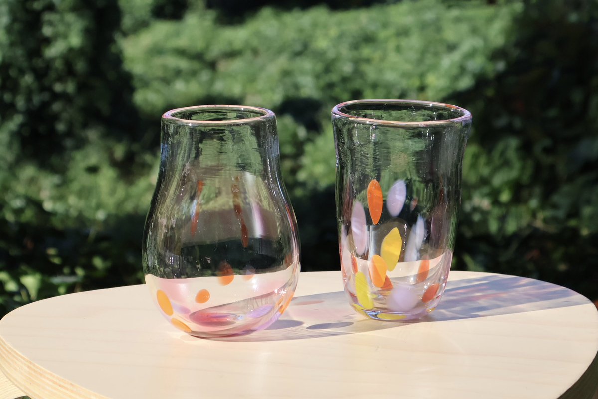 fresco_glass's tweet image. 吹きガラス体験で人気だった
color buffet が定番になりました🌈
好きな色で“自分だけのアイテム”が作れます🌟
#吹きガラス体験
 #fresco