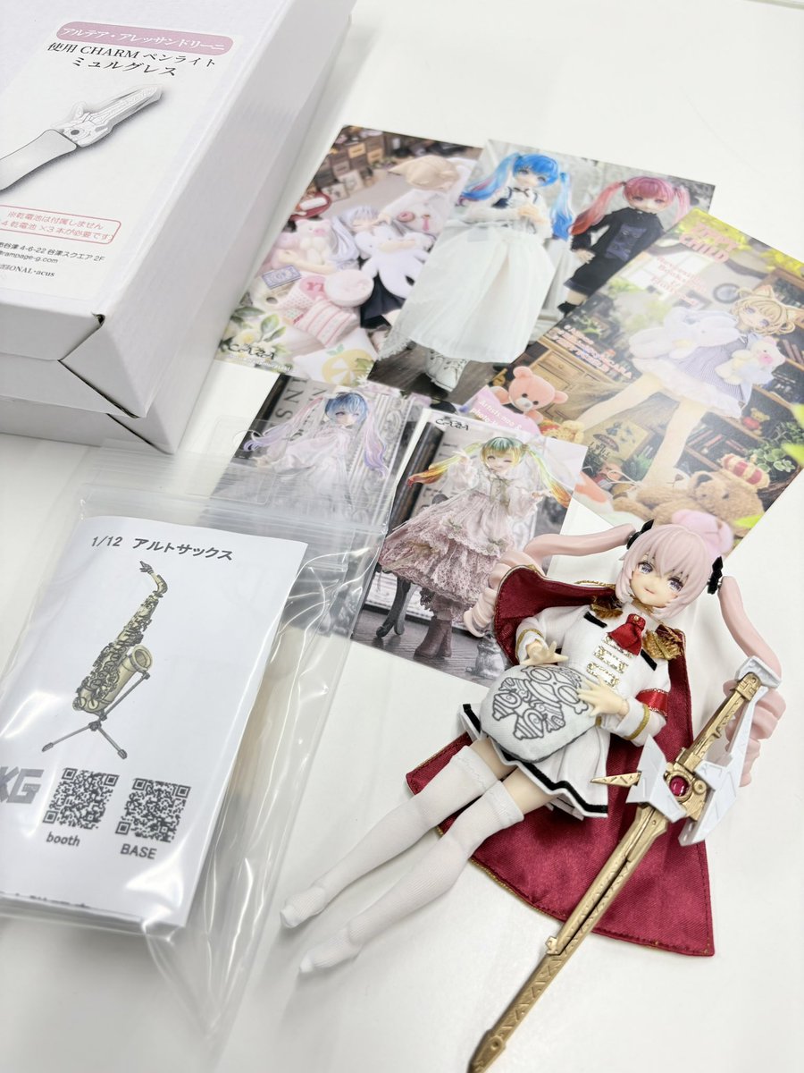 <a href="/momoponium/">モモポニウム</a> 様でアルテア様の制服一式
<a href="/X2Y_120y/">X2Y-120y</a> 様のミュルグレス（完成品）
<a href="/nekonoko_pj/">ねこノコ</a> 様の土偶クッション
YKG様でアルトサックス
を購入いたしました！

そして<a href="/ryuntaro/">Ryuntaro【りゅんりゅん亭】</a> 様で可愛いすぎるカードを
いただきました！！！

全て大切に使用＆飾らせていただきます！
ありがとうございました✨✨