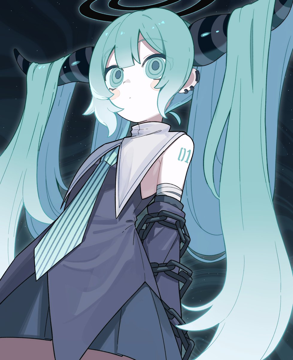 wake_riyuu's tweet image. #初音ミク