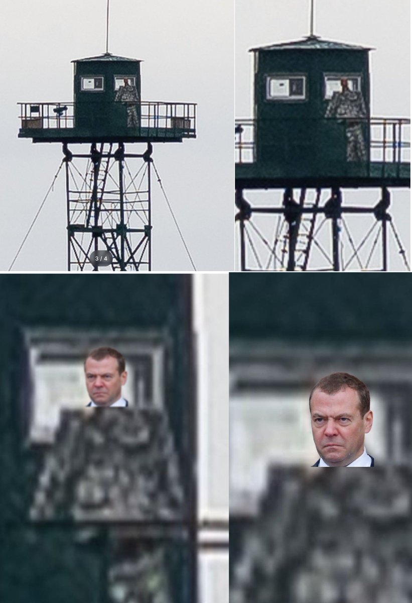 Russia is placing dummies in their watchtowers along the Estonian border.