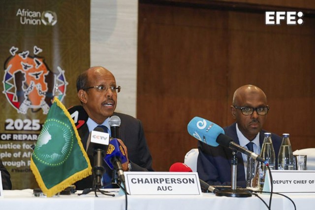 El presidente de la Comisión de la Unión Africana, Mahmoud Ali Youssouf, califica de "paso histórico" el acuerdo marco firmado entre la República Democrática del Congo y el grupo rebelde Movimiento 23 de Marzo (M23) en Catar para poner fin al conflicto en el este del país.