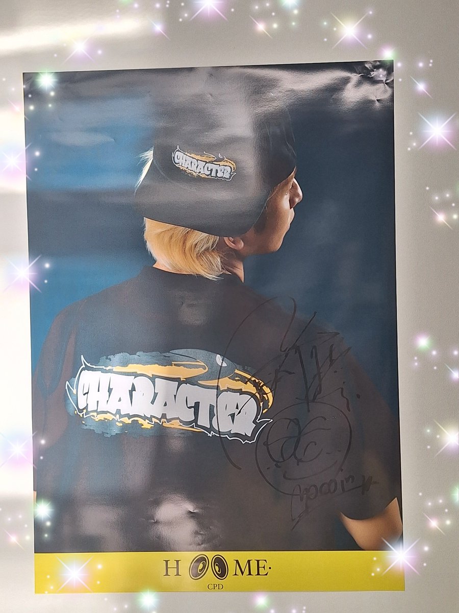 慎くんのサイン入りポスター️✒️🐤 4種📸✨ 慎くんが白T着てて