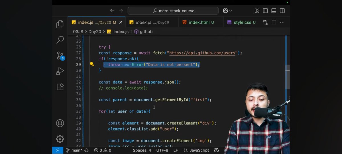 akg26266's tweet image. Day 35 —

Learned why top-level await silently blocks your entire module, slows everything down, and why async functions keep your app breathing. A small detail, a massive shift in performance.

#JavaScript #WebDev #AsyncAwait #Frontend @rohit_negi9