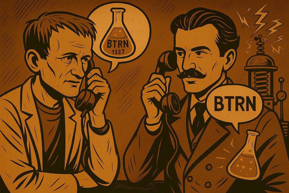Day 12 — The Call From Tesla ⚡📞

Early this morning, Buterin’s phone rang.
On the other end? Nikola Tesla himself — contacted by Mendeleev and briefed about the discovery of Buterinium and its unbelievable properties ⚛️✨.

Tesla was stunned.
Excited.
Determined.

He said he