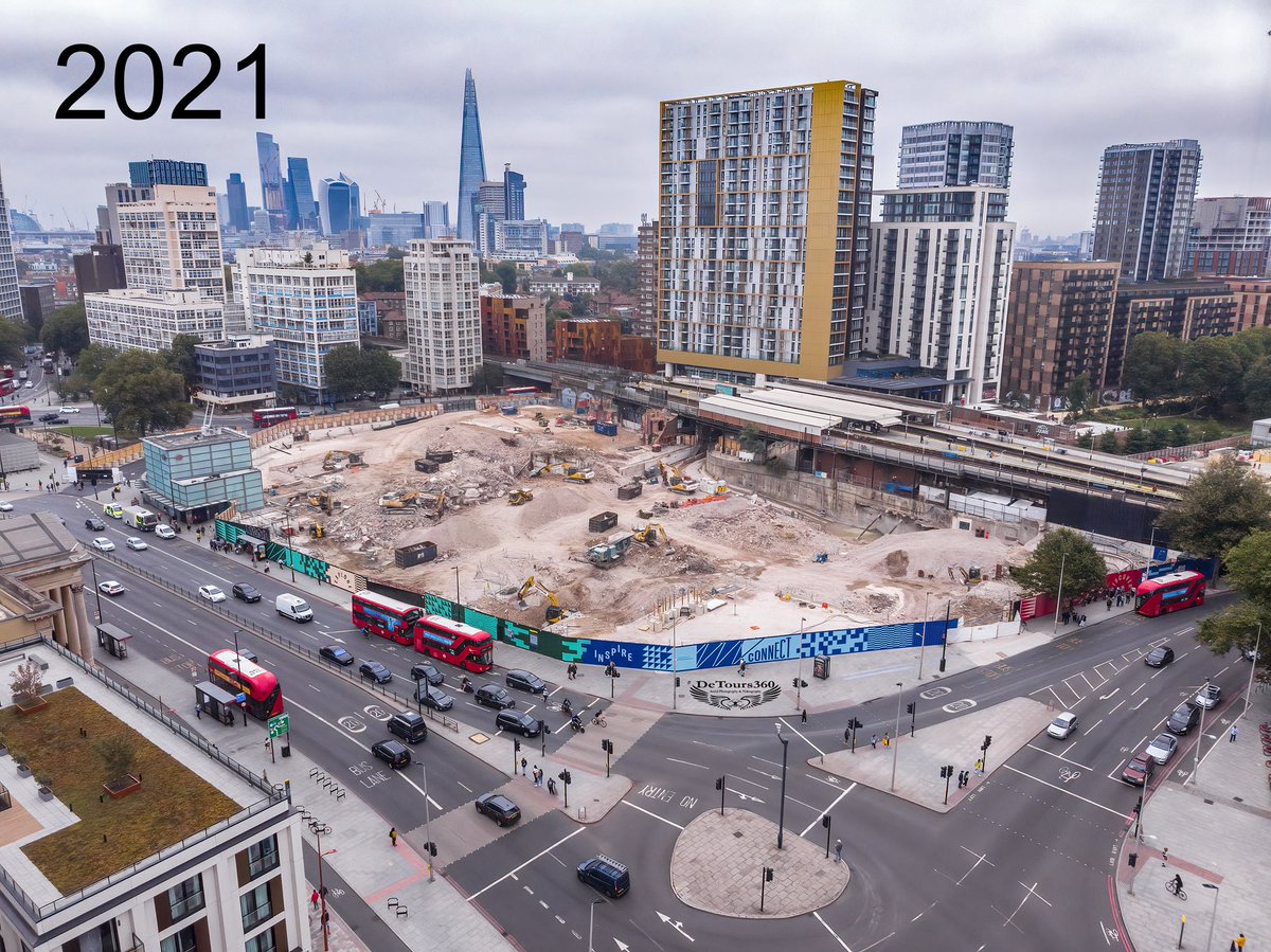 DeTours360's tweet image. Elephant &amp;amp; Castle redevelopment 4 year progress, 2021 to 2025. @Southwark_News @myldn 
#elephantandcastle #elephantpark #redevelopmentworks 
360 aerial view: kuula.co/share/hyPjN?lo…