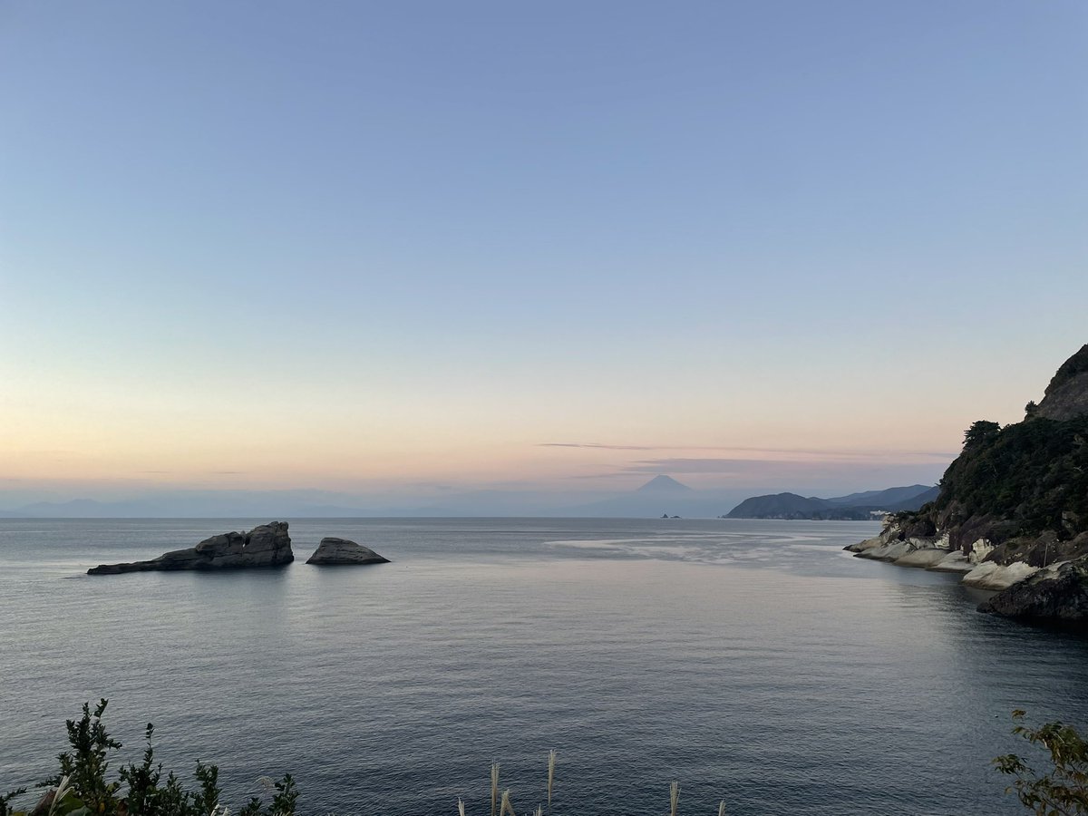 夕方ラン🏍🏍³₃ #雲見 #富士山 #VSTROM650XT