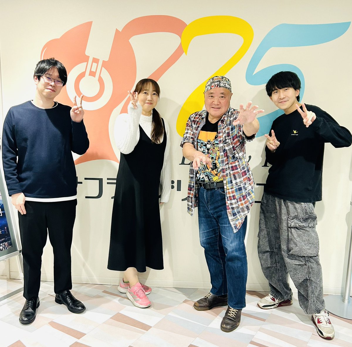 ショッカーO野さん<a href="/shockerohno/">ショッカーＯ野 11/30(日)16:30～、なんばHatch『スーパー戦隊魂2025』大阪公演🎤</a> をゲストにお迎えしての2時間はいつも以上にあっという間でした。
私はめっちゃ楽しかったんですけど、今日の放送はいかがでしたか？
小田切さんもところどころ効いていたよ♪
また来てください⭐︎

帰って桃鉄やります。

#775ライブリーFM  #ショッカー　#桃鉄