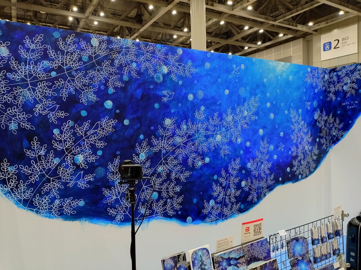 caoliodoli's tweet photo. 出来上がりました✨️
撮影タイムです!!
#デザフェス62
#ライブペイント
#Caoli https://t.co/9QrRJ3dl0J