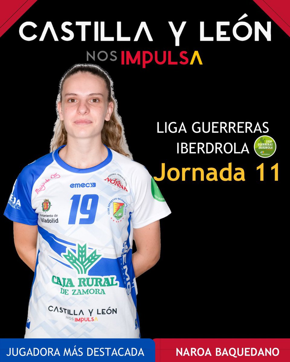 🏅Nuestra MVP Castilla y León nos impulsa de esta semana marca el camino directo a la red 🔝 Naroa Baquedano 

#CastillayLeónNosImpulsa #J11