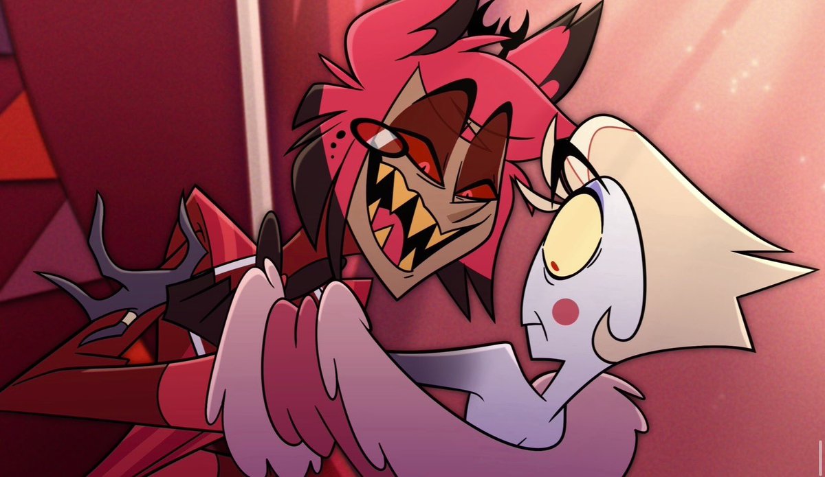 honestlygonalie's tweet image. y’all the support was so insane i made another one LMAO

anyways my children do what you do best and piss off half the fandom tell em its real 🫵💥💥

#myart #radioapple #hazbinhotel #alastorxlucifer