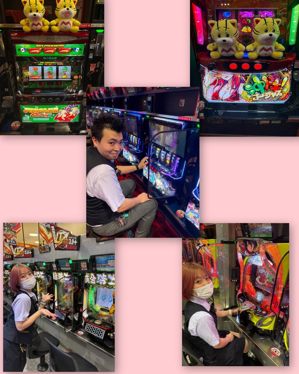 face__1000's tweet image. おはようございます🥳
本日も元気に１０時開店です☺️🙌
今日から ＃おすすめ機種 変更✅
皆様のお好きな機種はあるかな❓❓
この機会に是非お試しくださいね😚
＃VVV2 も好評稼働中ですよ～👍
本日もご来店お待ちしております😤🔥
＃メガフェイス糸島
＃最新台