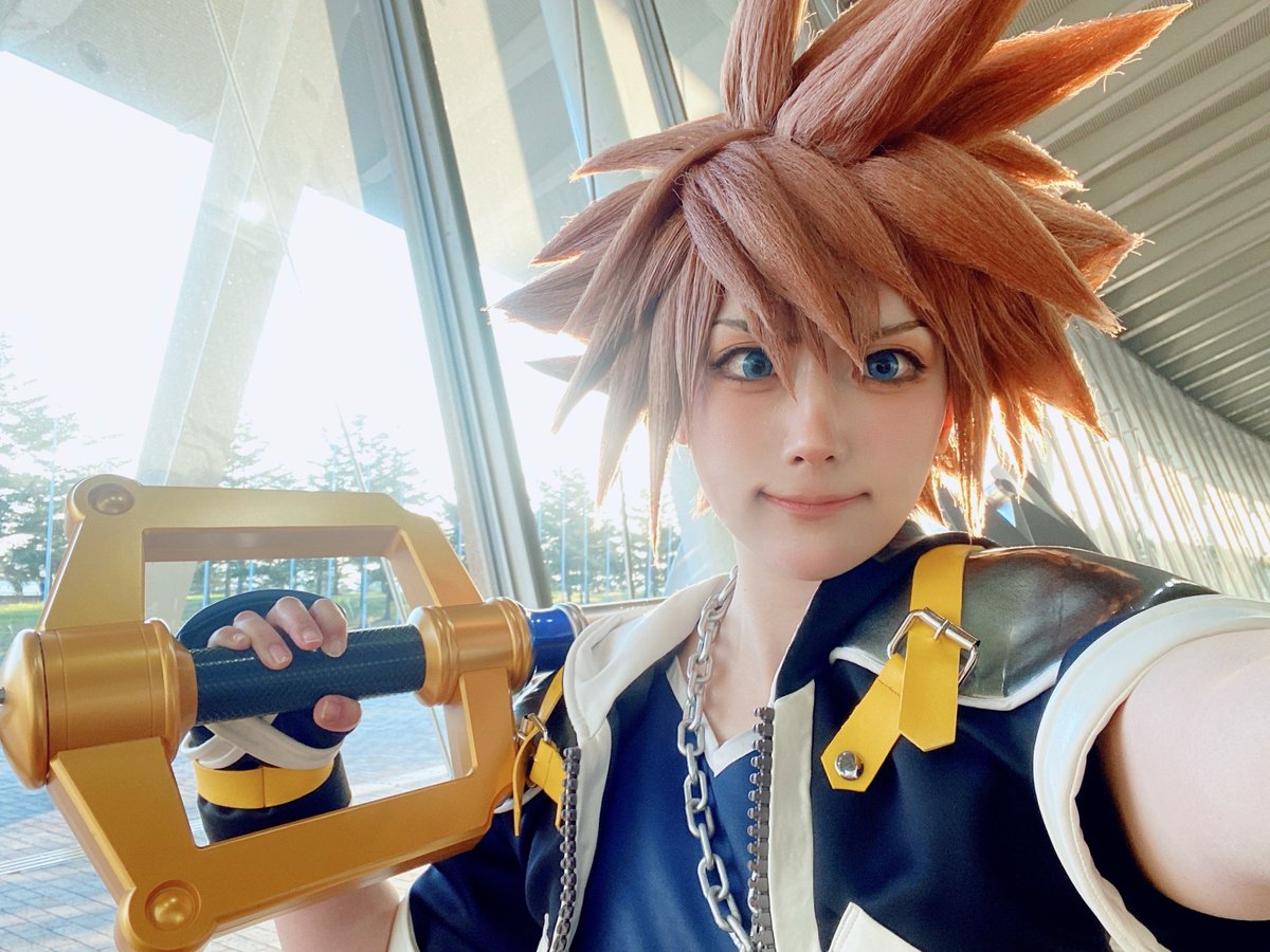 KH2ソラでした〜！
皆さんありがとうございました！
久々のイベント楽しかった〜！
明日からドドドド修羅場！

 #芋コスinマエダアリーナ