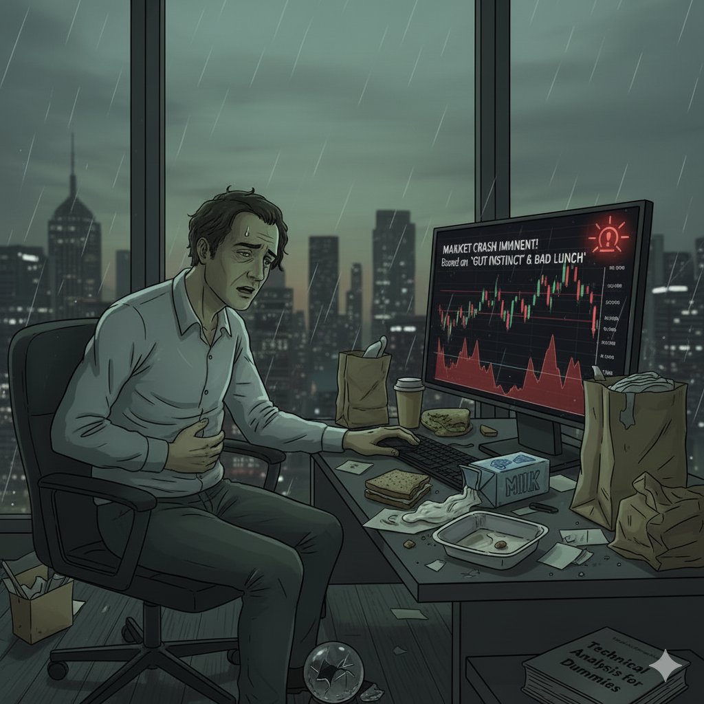 PİYASA NEDEN DÜŞÜYOR?
Bir fon yöneticisinin öğlen yediği bozuk bir gıdayla, keyifsiz geçen günde negatif ruh hâliyle aldığı kararlarla, düşüşe geçme potansiyeli olan bir piyasayi, çizgilerle ve geçmiş verilerle tahmin etme çılgınlığından kurtulun, kimse bir şey bilmiyor. #btc