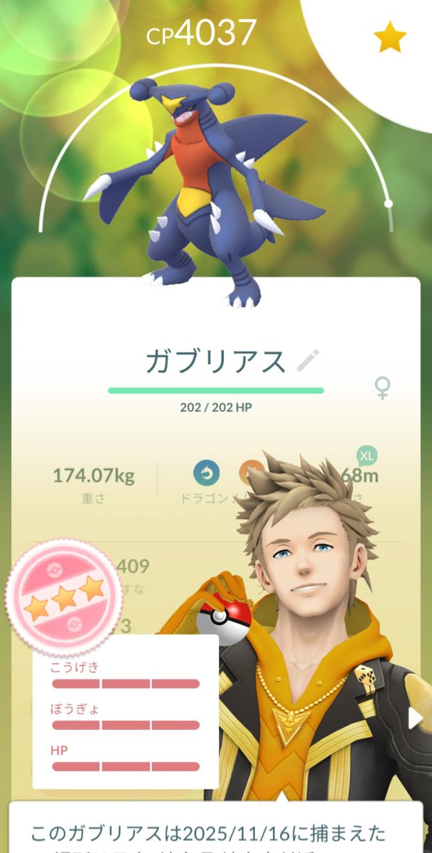 個体値100%ガブリアス、さすがに宝物すぎるよ