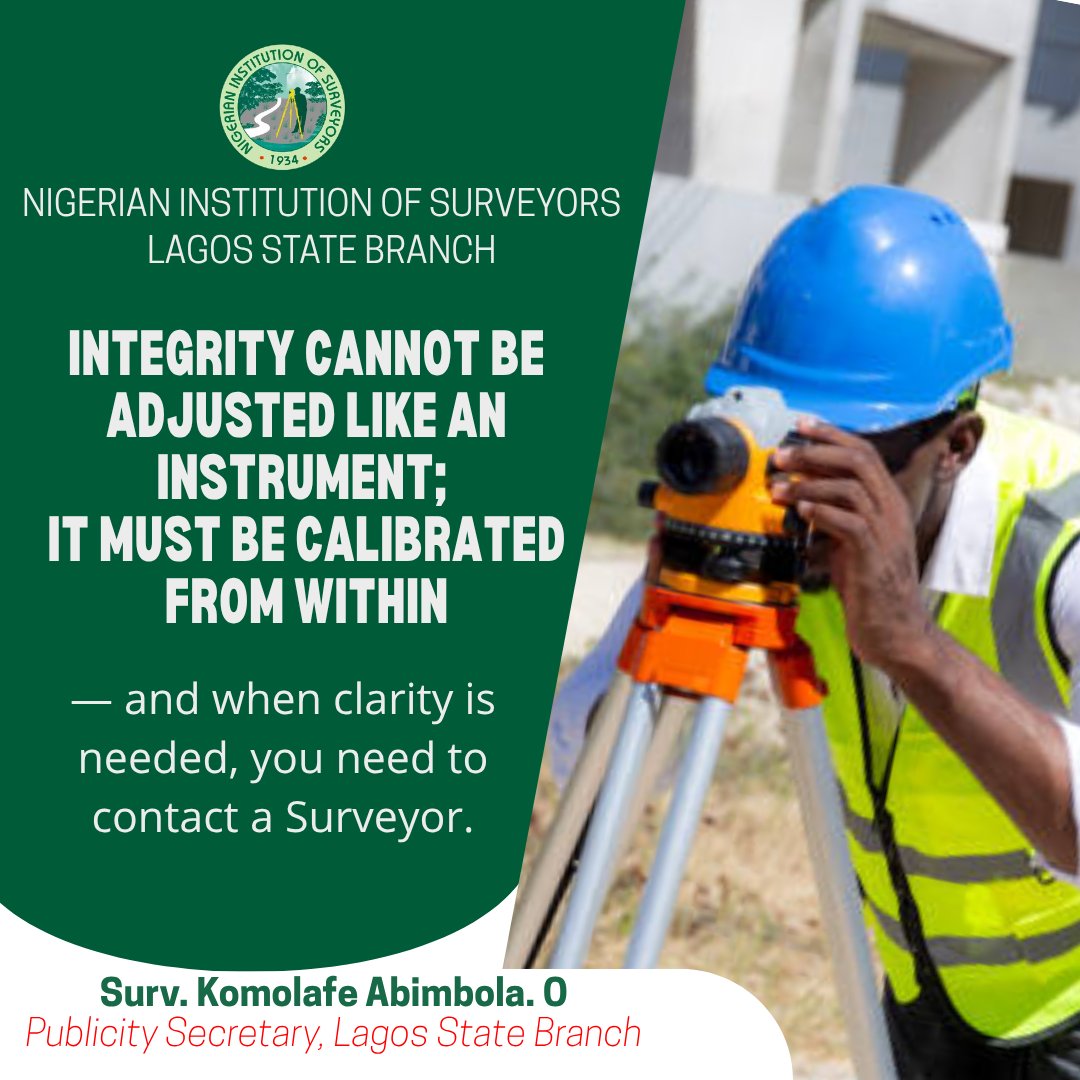 NIS Lagos (@lagossurveyors) on Twitter photo 