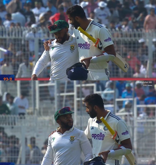 PravinRajput04's tweet photo. Respect isn't demanded, it's earned through relentless grit and unbreakable will.
#INDvsSA #TestCricket https://t.co/3i0GiM5UGW
