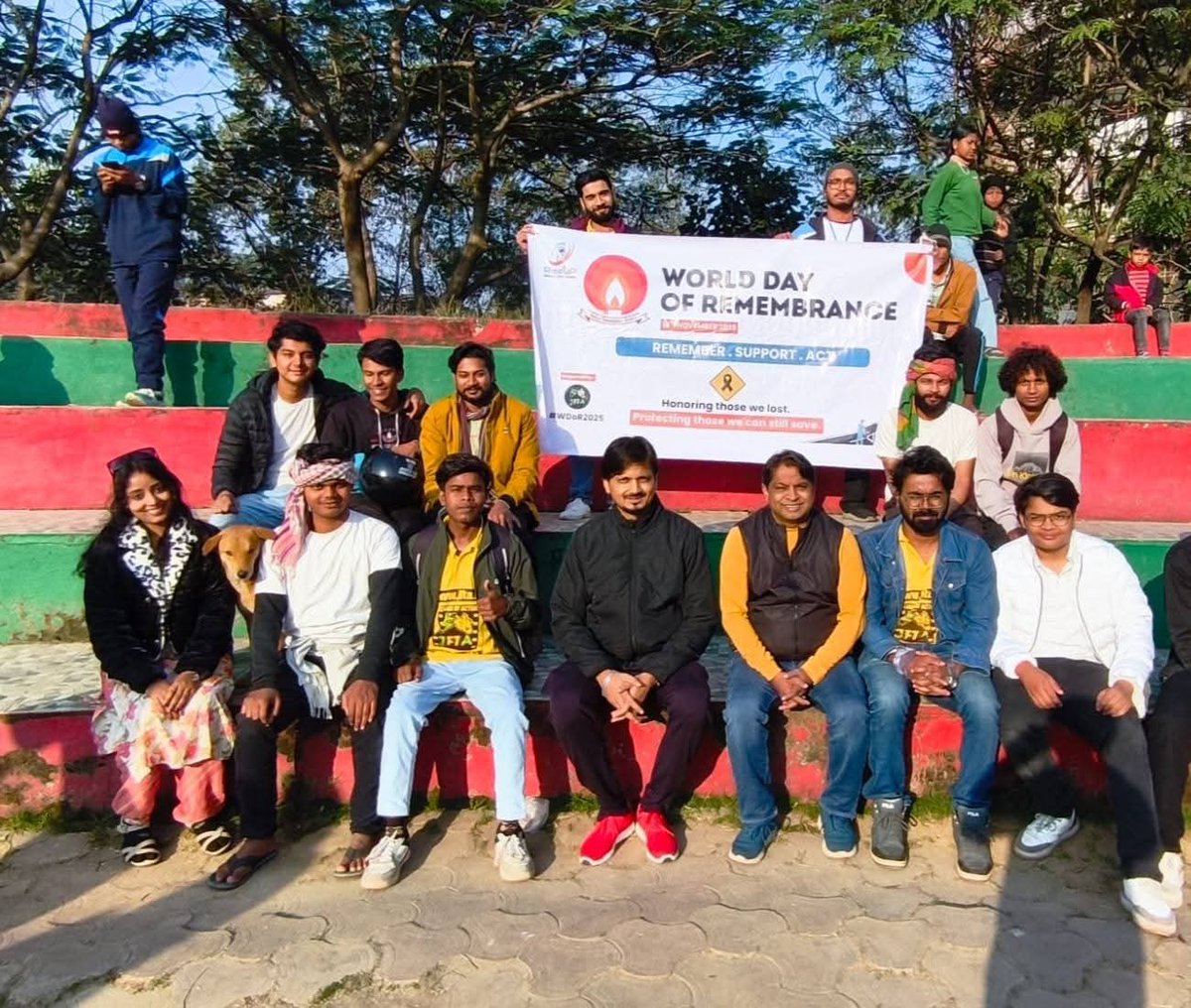 RiseUp_Ngo's tweet image. For the ones who never made it home. We organized a street play on the World Day of Remembrance for Road Traffic Victims, honoring lives lost in road accidents and promoting road safety awareness
 #RoadSafety
@ranchipolice @RoadVictimsNGO @UNRSC @rishabhriseup