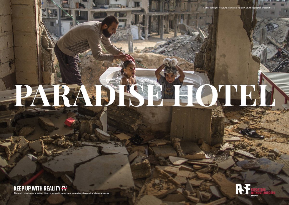 In 2025, RSF Sweden launched “Keep Up With Reality” a striking campaign calling out the paradox of our time: we have more access to real news than ever, yet we’re tuning out and diving into #realityTV instead.
#campaign #advertising #freedomofpress #realdisasters