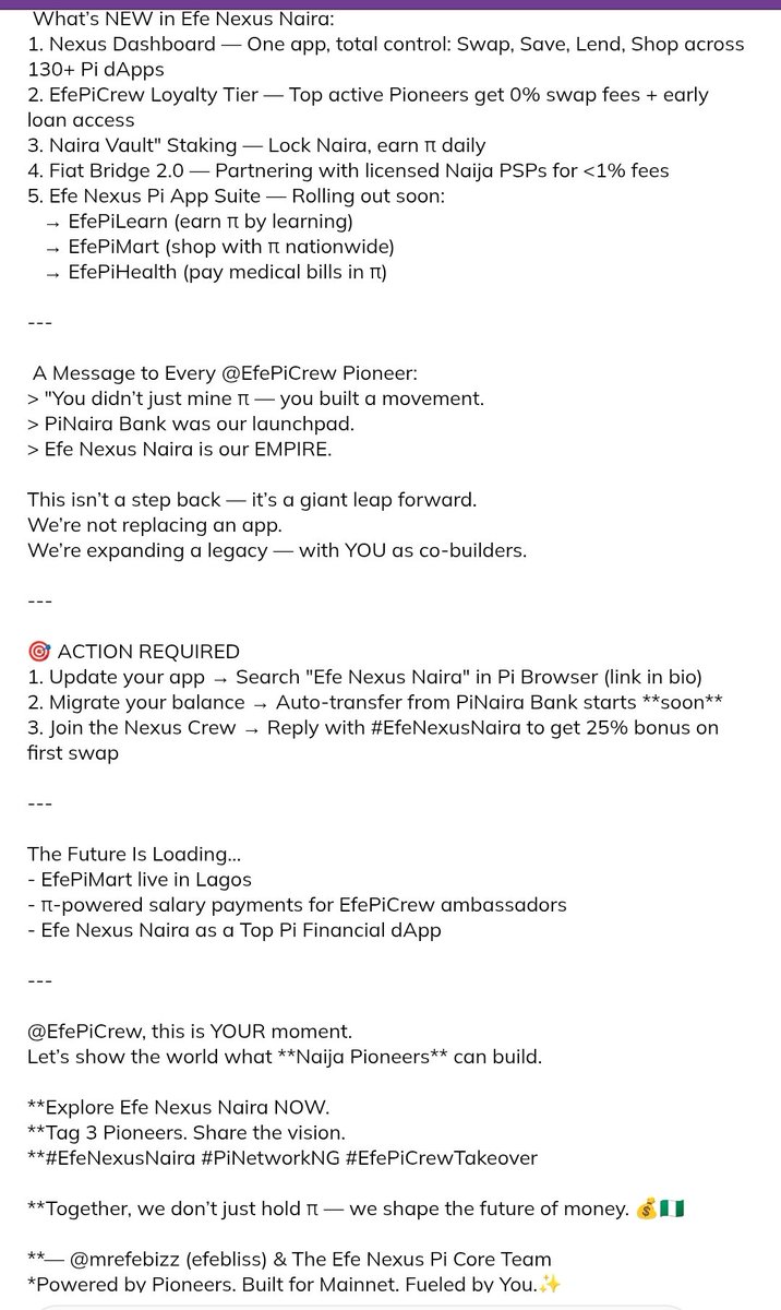 Efe Nexus π tweet media