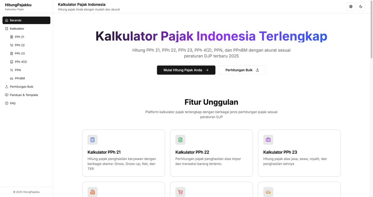 sofyansetiawann's tweet image. Ribet hitung PPh 21, PPh 22, PPh 23, PPN?
Bingung PTKP, skema Gross/Net/Gross-up?

Gue bikin HitungPajakku.com. Kalkulator pajak Indonesia yang lengkap, gratis dan gampang banget dipakai

Thread singkat semua fiturnya 👇
