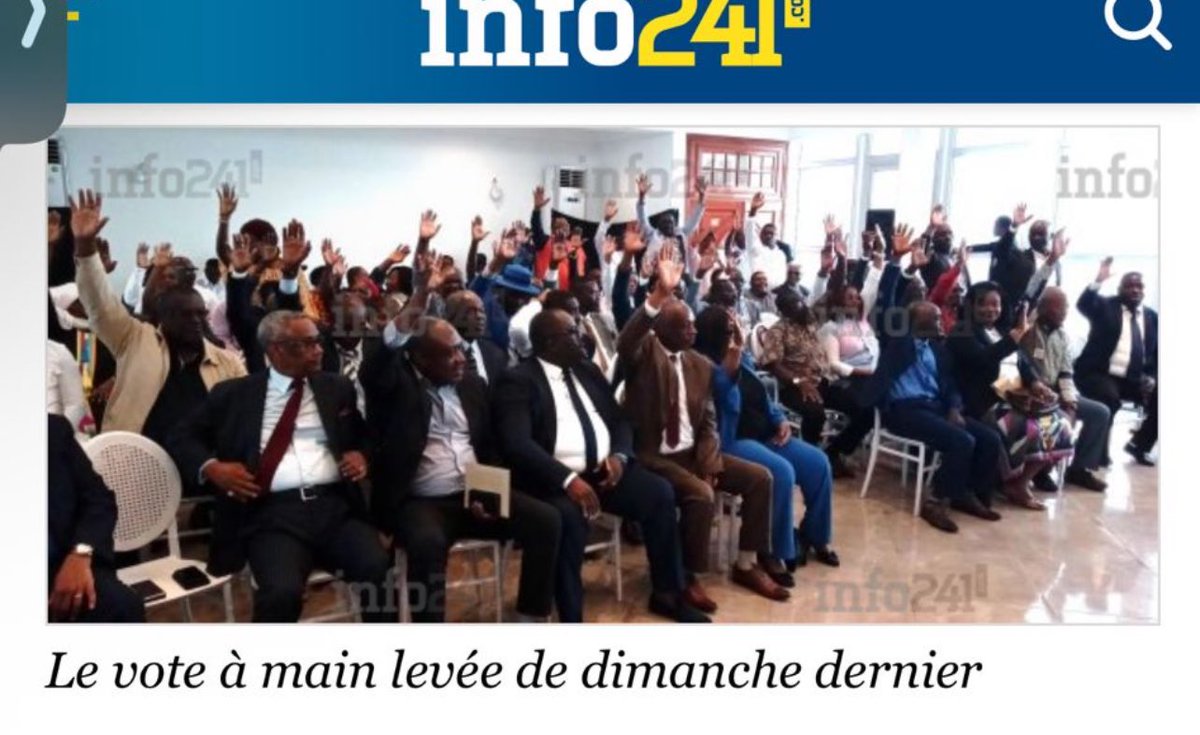 C’est encore la Young Team n’est ce pas ? 
Voter le maire de la capitale économique du pays à main levée ?