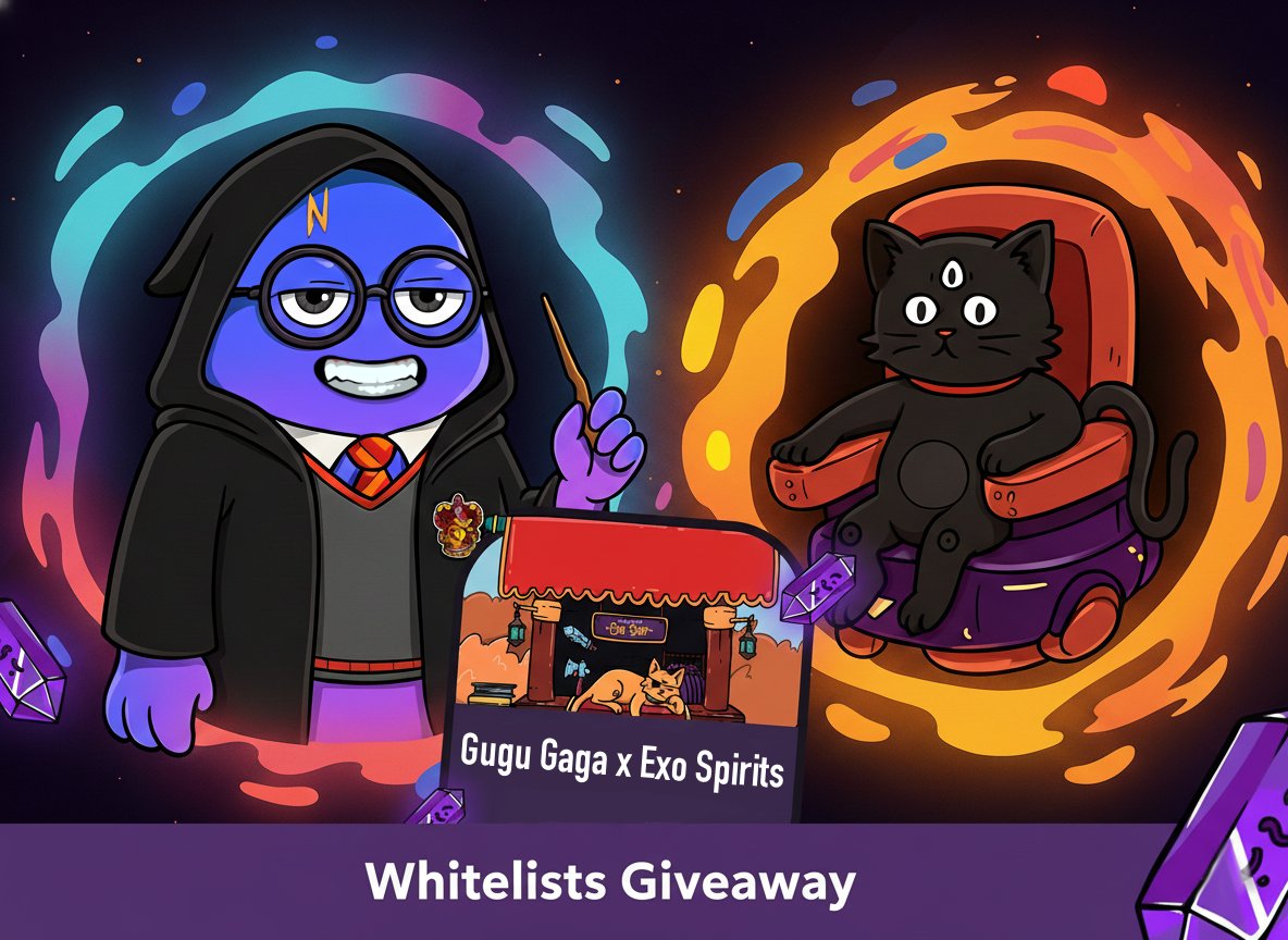 🔥<a href="/GuguGaga_NFT/">Gugu Gaga (mainnet arc)</a> x <a href="/ExoSpiritsNft/">Exo Spirits (mainnet arc)</a> WL GIVEAWAY 

We’re dropping 3 GTD &amp; 12 FCFS whitelists for both projects! ⚡️🐾

📥 Requirements:
RT + Like + Comment your <a href="/monad/">Monad (mainnet arc)</a> wallet

Results in 24 hours