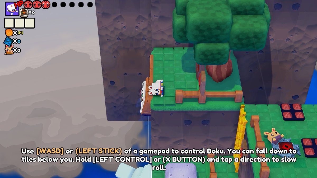Coloring the text of the controls in the tutorial to help people understand better.