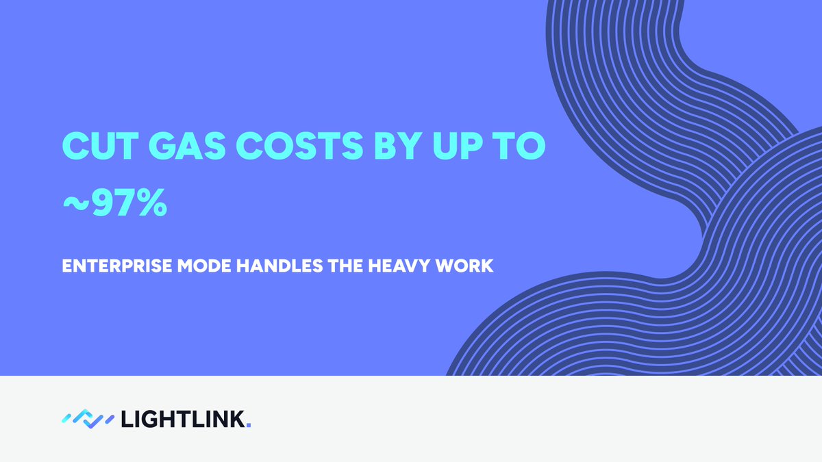 tayze_e3's tweet image. Yoo Linkes, this week @LightLinkChain went deep on Enterprise Mode; gasless transactions slashing costs 50-97% for builders, users pay zilch.

Bulk prepay in fiat/stables, predictable vibes.

Here&apos;s the breakdown on making Web3 feel Web2 smooth.

$LL #DiscoverPossible