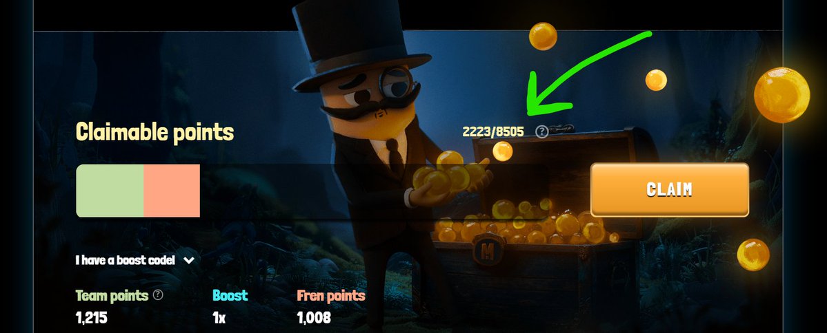 Did you know about <a href="/meme/">MEME.COM</a> daily chest?

The daily claimable points you collect actually boost the diamonds you earn over time

The longer you hold your meme coins, the bigger that boost becomes.
But if you sell even a little, your multiplier gets penalized

So the more