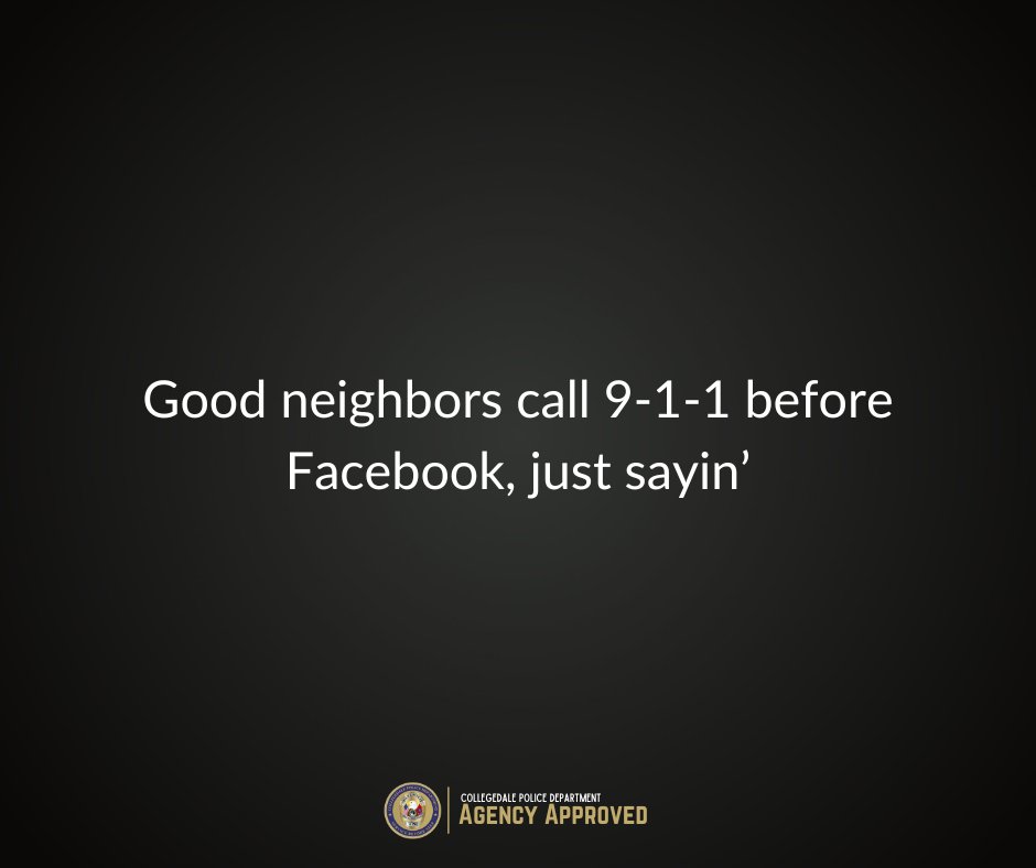 Collegedale Police Department tweet media