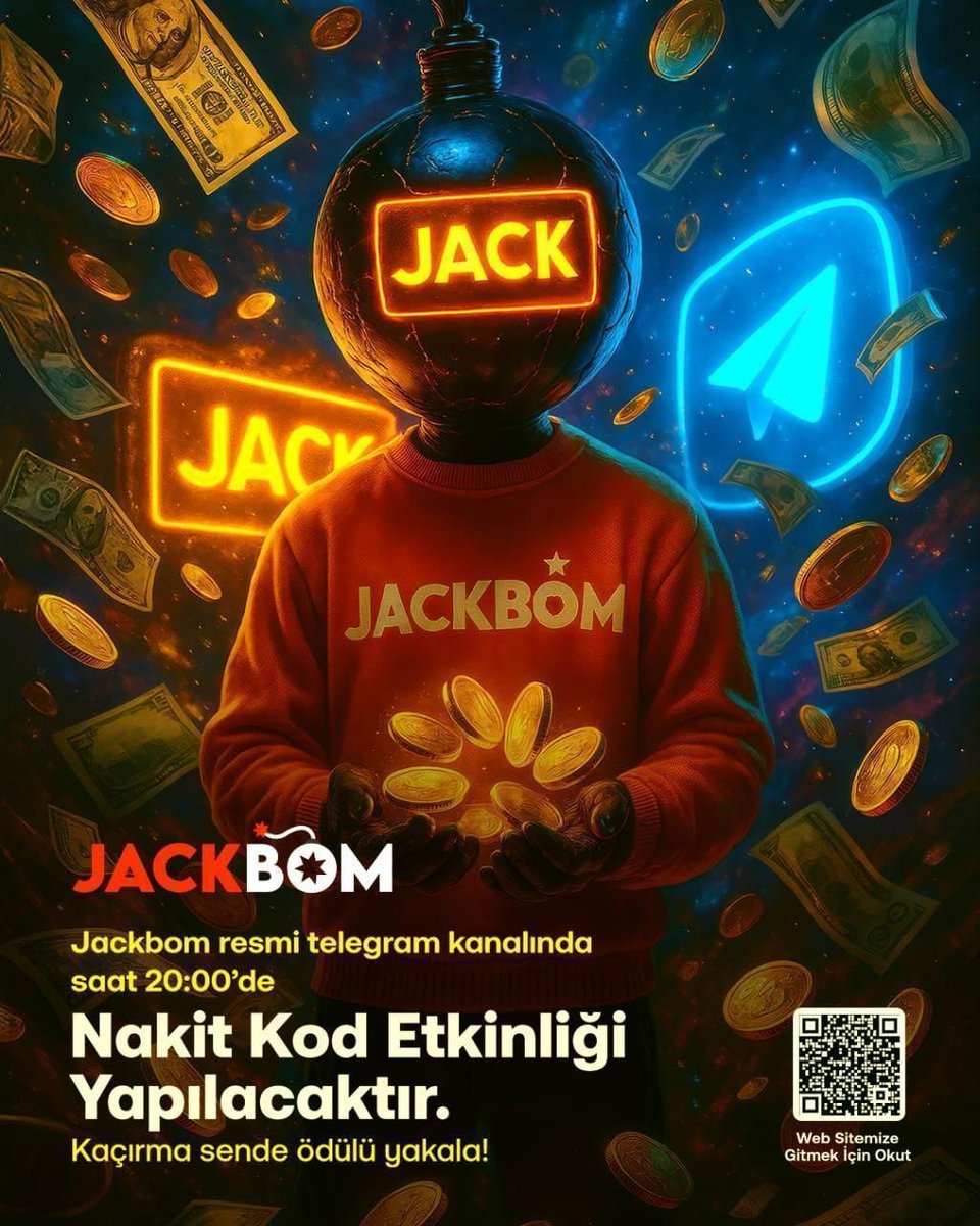 🎉BÜYÜK NAKİT KOD ETKİNLİĞİ GELİYOR! 🎉

🔔Hazır mısın?

  Bugün saat 20:00'da Telegram kanalımızda sürpriz nakit kod dağıtıyoruz!

☄️En hızlı olan kazanır, kodu kapar! 

🤩 Bildirimleri aç!
🤩 20:00'da tetikte ol!
🤩 Kodu kap, anında kazan!

💣 t.me/jackbomtr