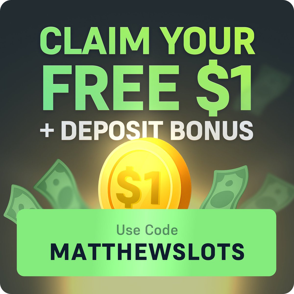 M4tthewslots's tweet photo. 60.00$ Giveaway for our New partner! 
to join:
- Register -> https://t.co/wpc6ZguRsh (code:matthewslots)
- comment proof, username
- like, follow, rt!

Roll after 3 days! https://t.co/BnTXkaql3S