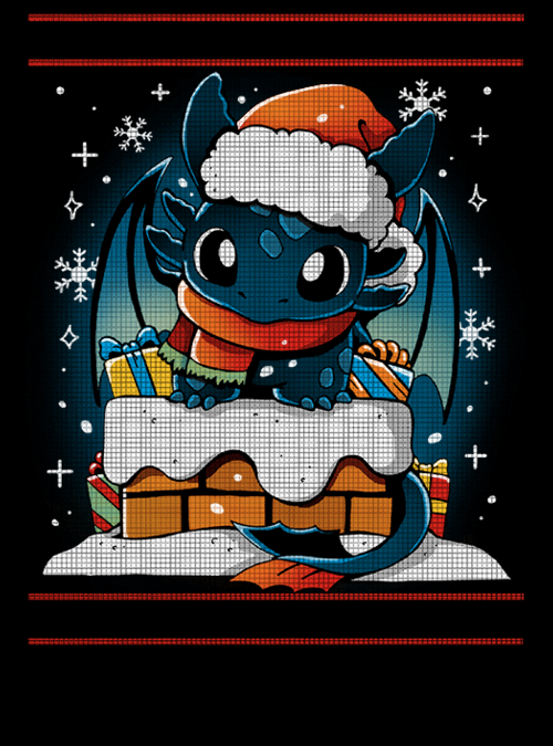 qwertee's tweet image. &quot;Dragon Santa Claus&quot; is today&apos;s featured tee on qwertee.com/product/dragon… RePost for a chance at a FREE TEE!