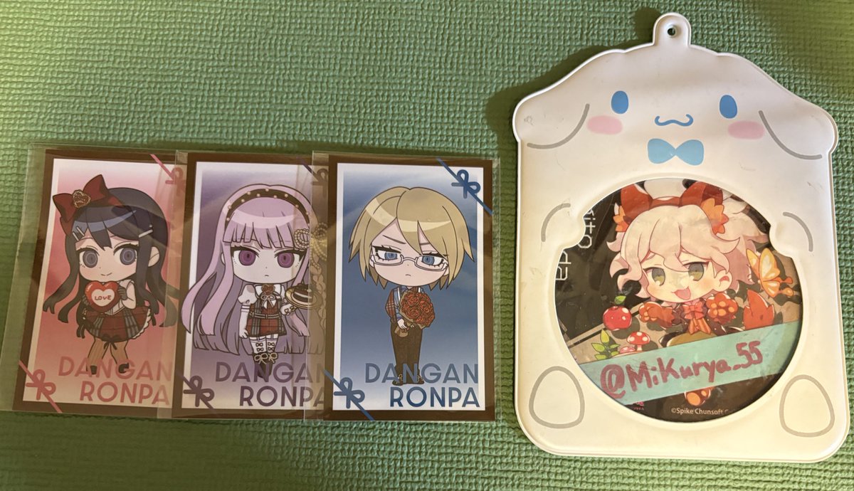 交換】 ダンガンロンパ まねきねこ フォトカード (譲) 舞園、霧切、十