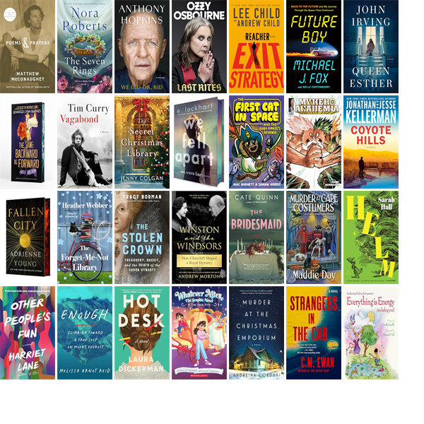 This week the Newbury Town Library has 119 new books.  New items include Book of Lives, Separation of Church and Hate, Poems &amp; Prayers, The Uncool, The Seven Rings, The Mad Wife, Last Rites, Exit Strategy, Future Boy, and Queen Esther. wowbrary.org/nu.aspx?p=1684…
