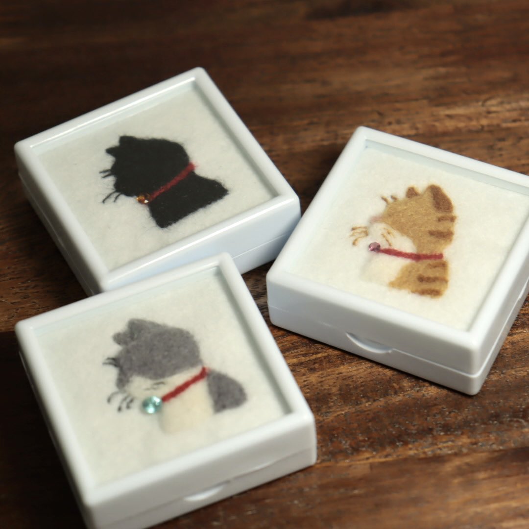 ガネーシャ@羊毛フェルトと布小物のお店 tweet media