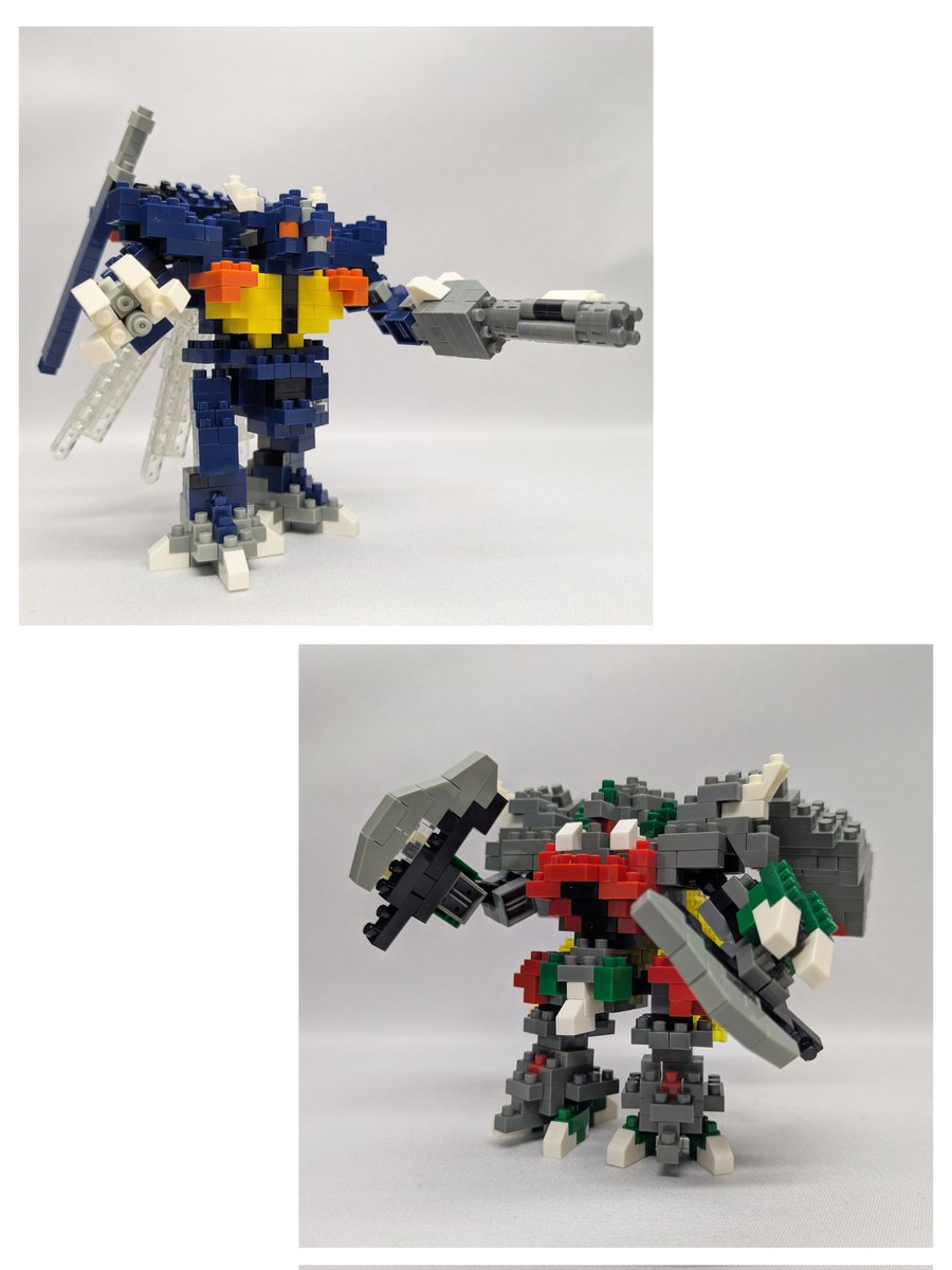 fffffff804's tweet image. #ボゾン と #ビアレス
きちんと撮影した写真がなかったので、脚と武器を手直しして撮影。
#ナノブロック
#ダンバイン