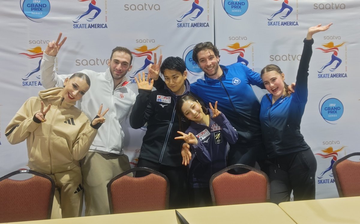 サイド・バイ・サイドのジャンプの注意点を伺うと #三浦璃来 選手は「龍一くんがテンポを変えられる人なんですよ。それが本当にすごい。いないんですよそんな人」。#木原龍一 選手は「横目で見のはいつもやっています」。後半のサルコーは鮮やかでした。#フィギュアスケート
jiji.com/jc/article?k=2…